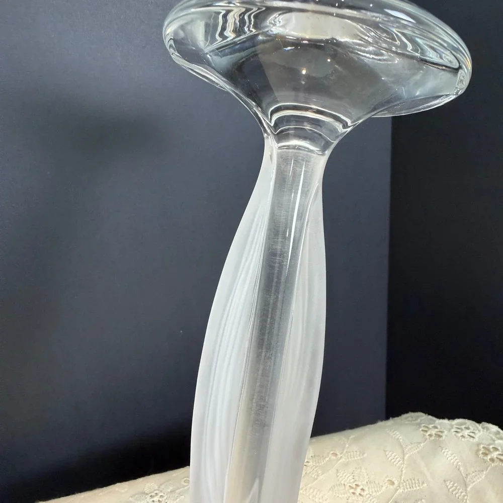 Mikasa Spring Aria Lead Crystal Candlestick Holder 8